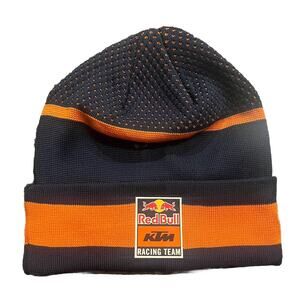 Red Bull KTM Factory Racing Cable Knit Sock Hat Beanie, Cap Motocross, New Era